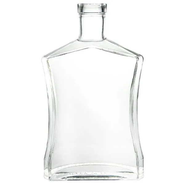 Botella De Vidrio Cuadrada De 500 Ml